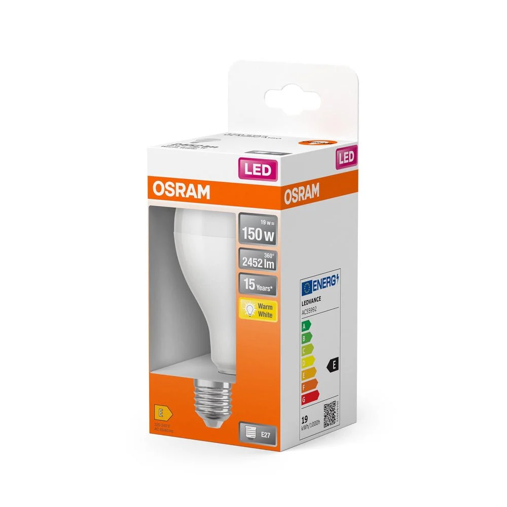 Lampa LED klasyczny krztałt E27 19 W 2700 K 2452lm - Image 3