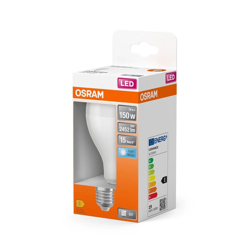 Lampa LED klasyczny krztałt E27 19 W 4000 K 2452lm - Image 3
