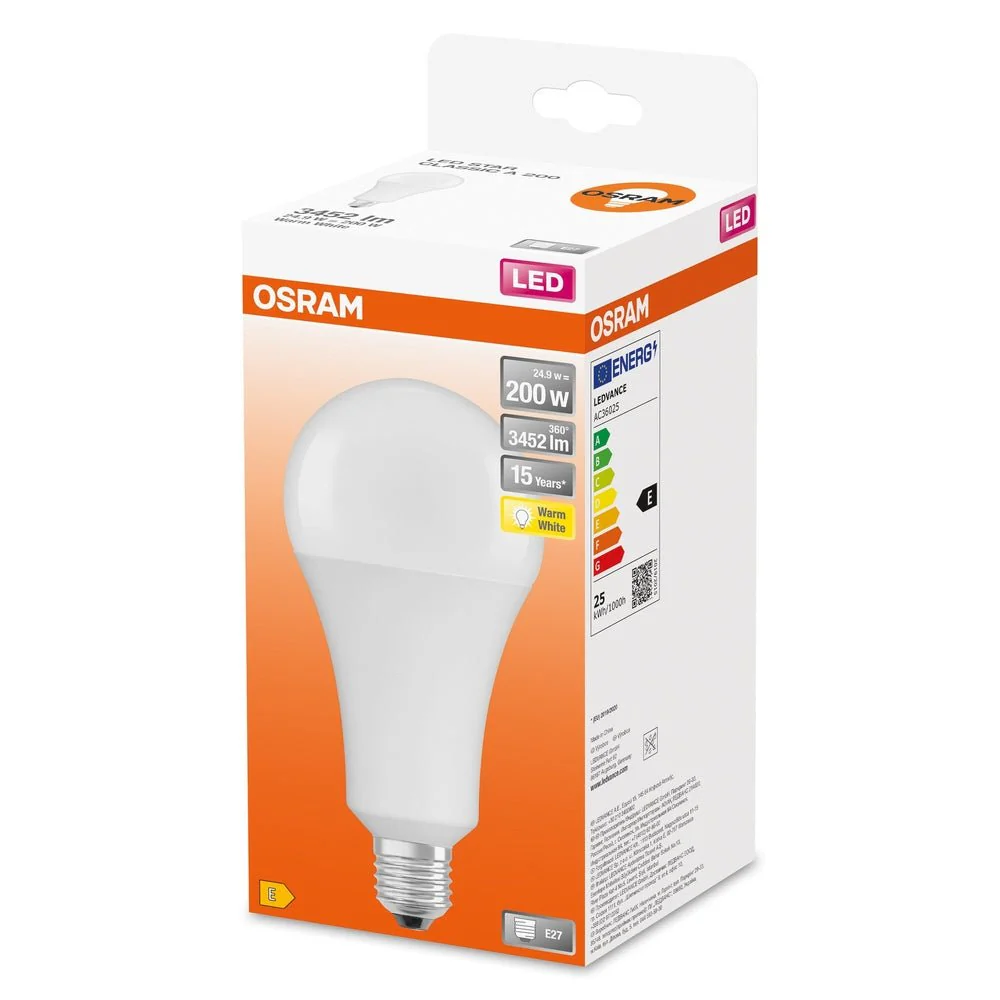 Lampa LED klasyczny krztałt E27 24,9 W 2700 K 3452lm - Image 2