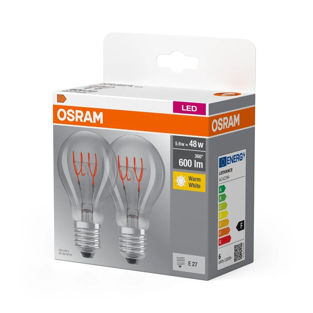 Lampa LED klasyczny krztałt E27 5,9 W 2700 K 600lm - Image 3