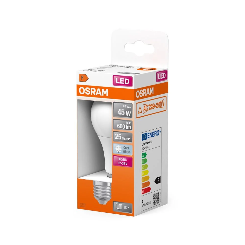 Lampa LED klasyczny krztałt E27 6,5 W 4000 K 600lm - Image 3