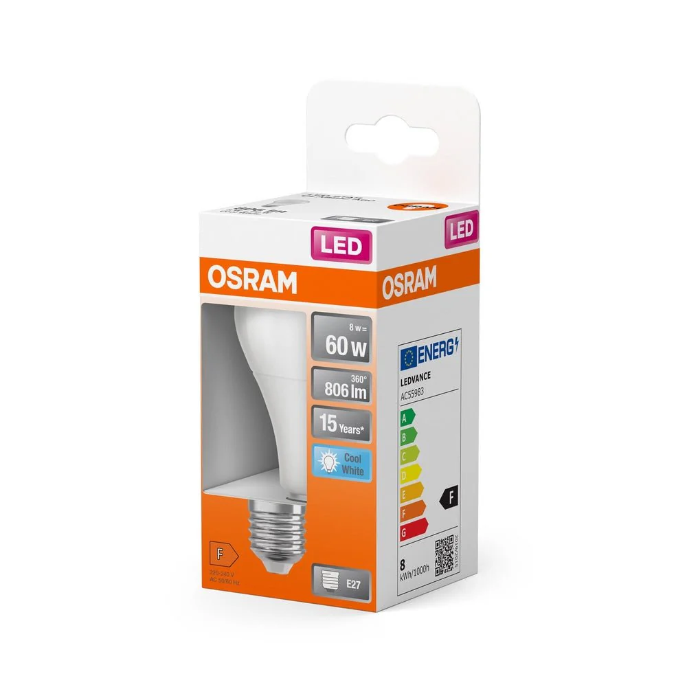 Lampa LED klasyczny krztałt E27 8 W 4000 K 806lm - Image 3
