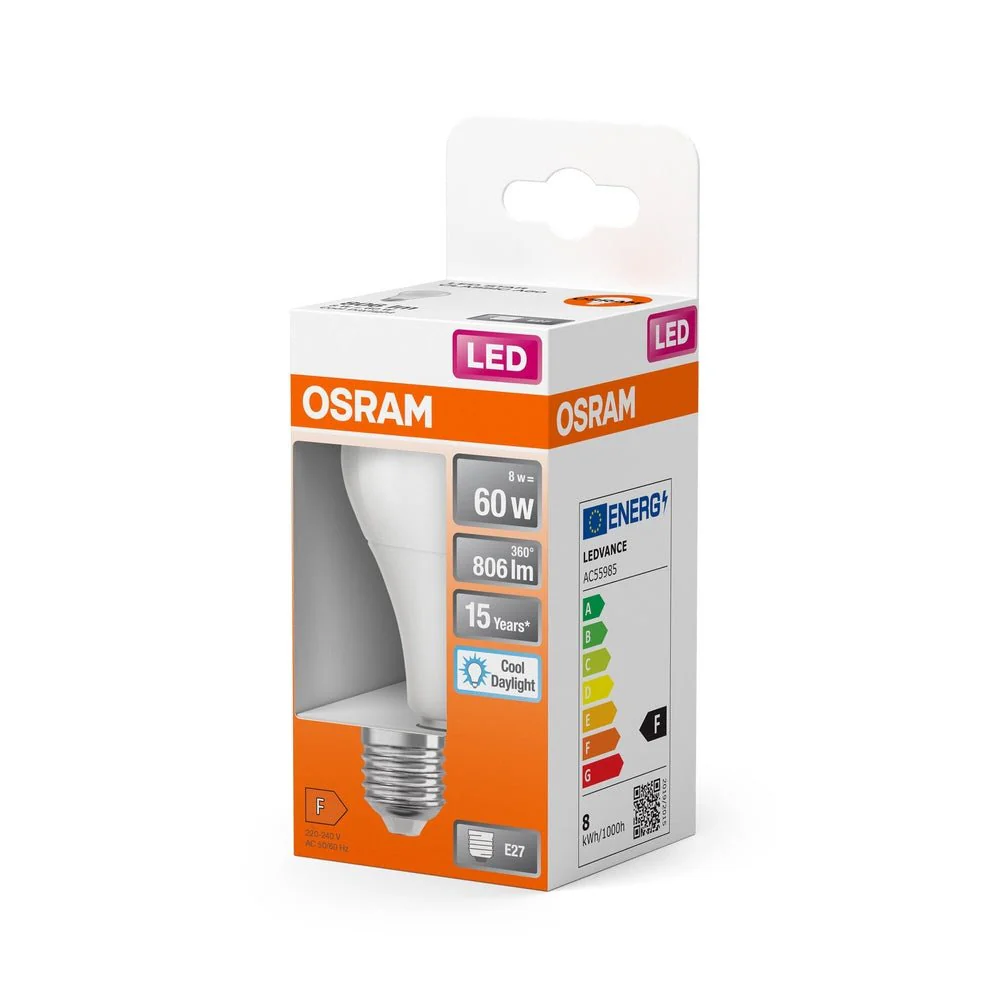 Lampa LED klasyczny krztałt E27 8 W 6500 K 806lm - Image 3