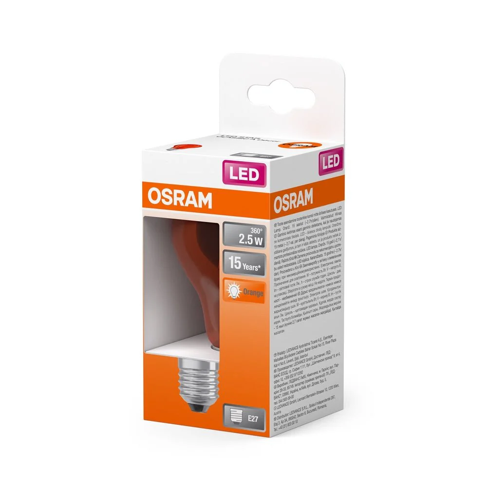 Lampa LED klasyczny krztałt Pom. E27 2,5W 1500K 160lm - Image 3