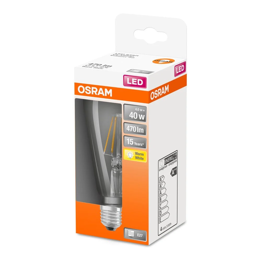 Lampa LED kształt żarówki klasycznej E27 4 W 2700 K 470lm - Image 3
