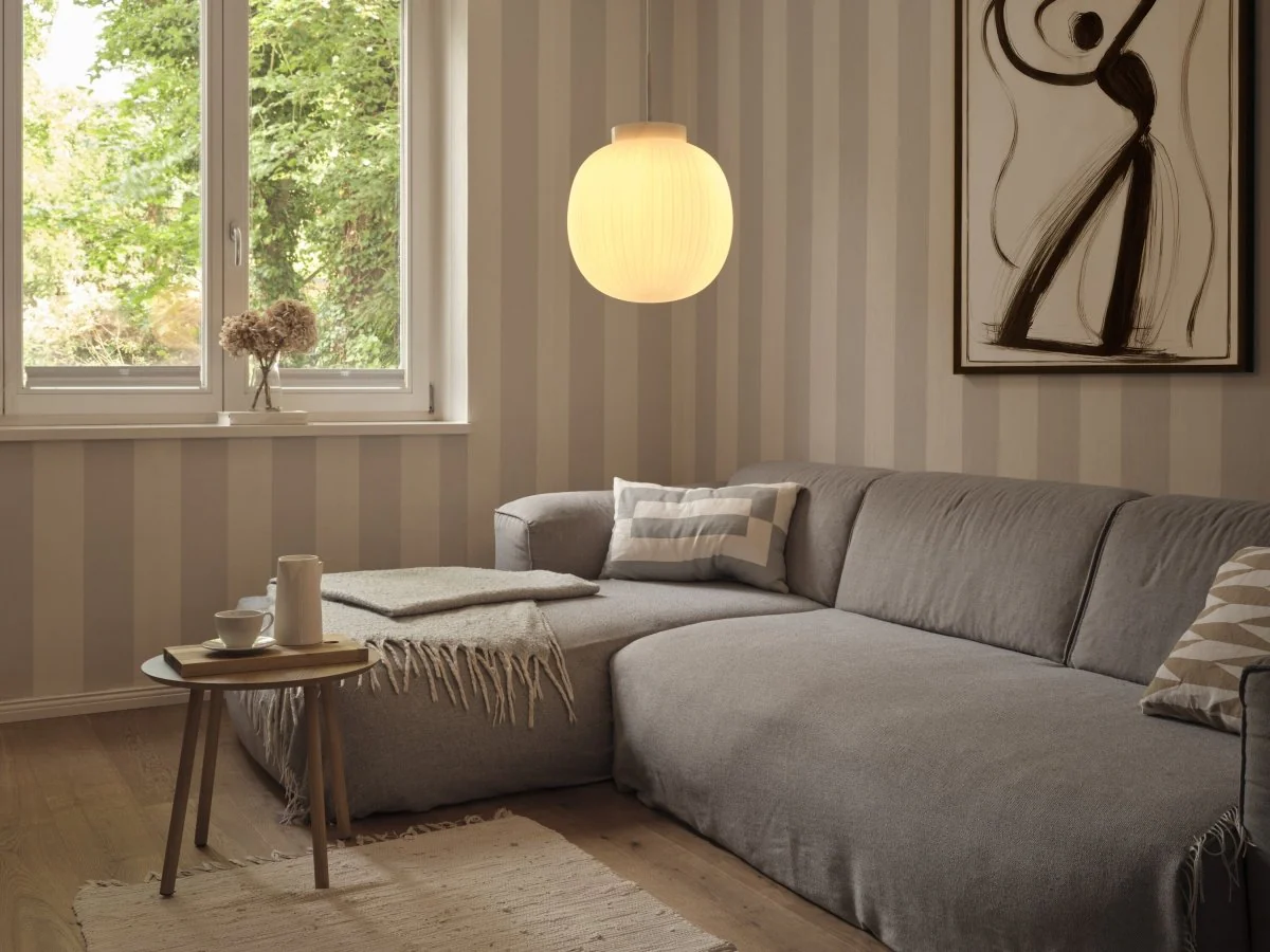 Lampa LED OSRAM Decor Glass Lantern Marble Pendant E27 - Image 4