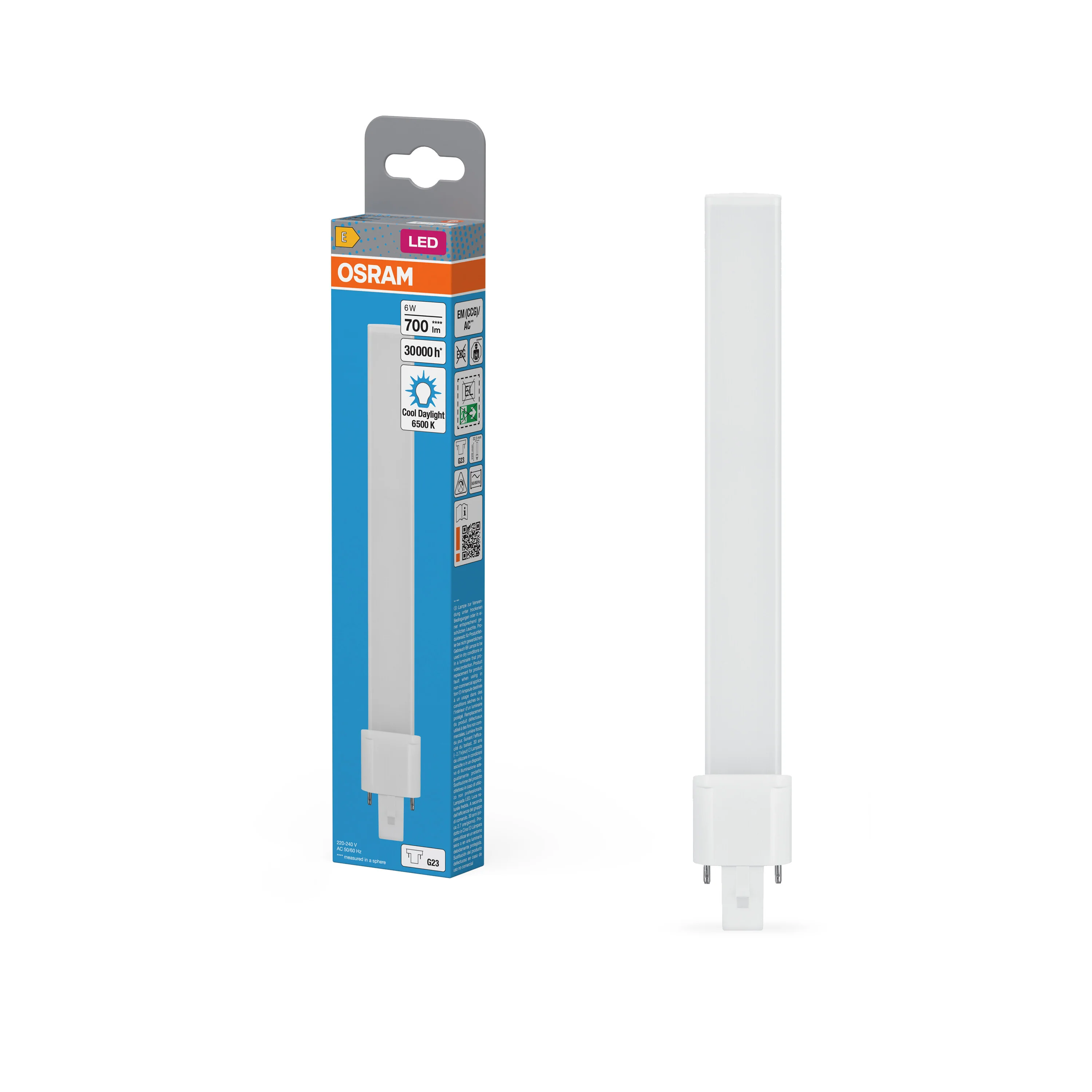 Lampa LED OSRAM DULUX LED S11 EM & AC MAINS 6W 865 G23 - Image 4