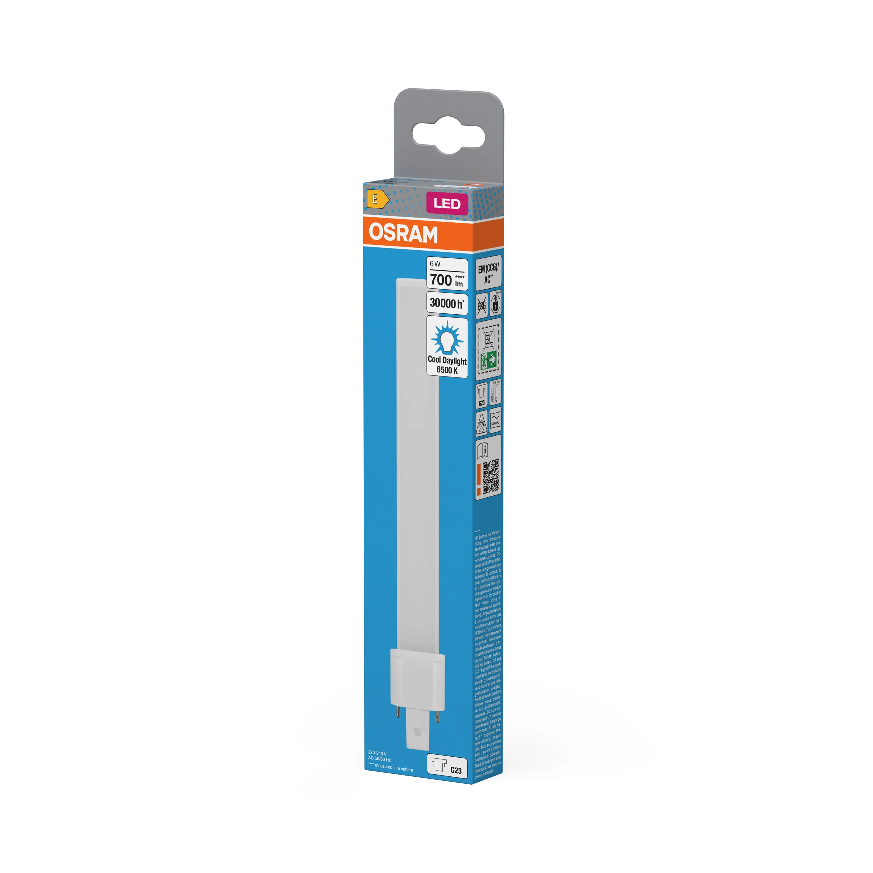 Lampa LED OSRAM DULUX LED S11 EM & AC MAINS 6W 865 G23 - Image 5