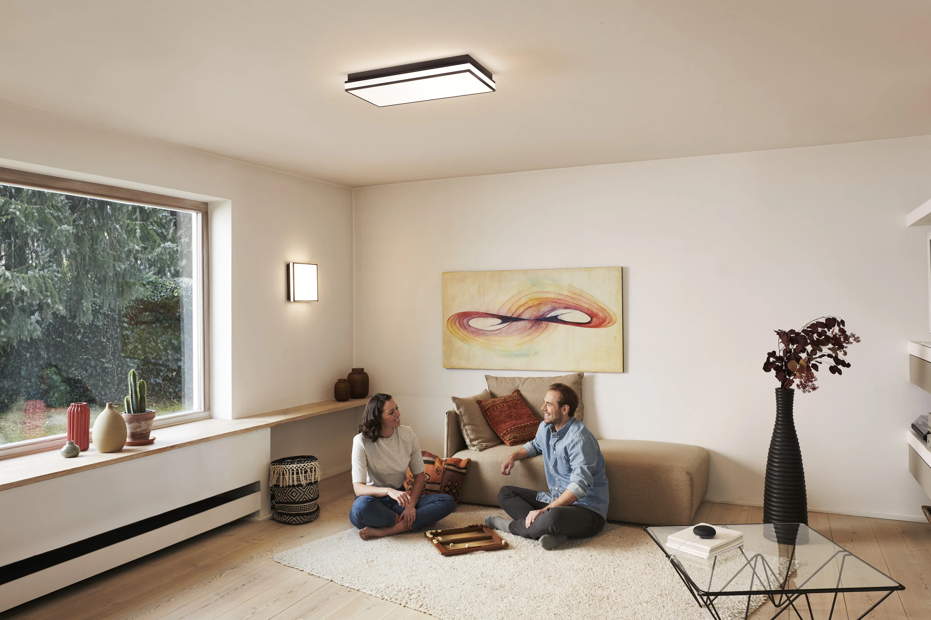Lampa LED OSRAM SMART+ MATTER Magnet czarny 300x300mm Tunable biały - Image 4