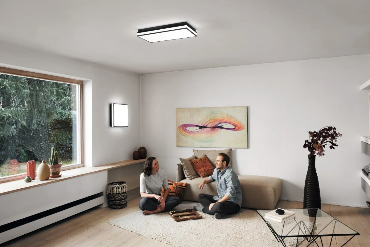 Lampa LED OSRAM SMART+ MATTER Magnet czarny 450x450mm Tunable biały - Image 4