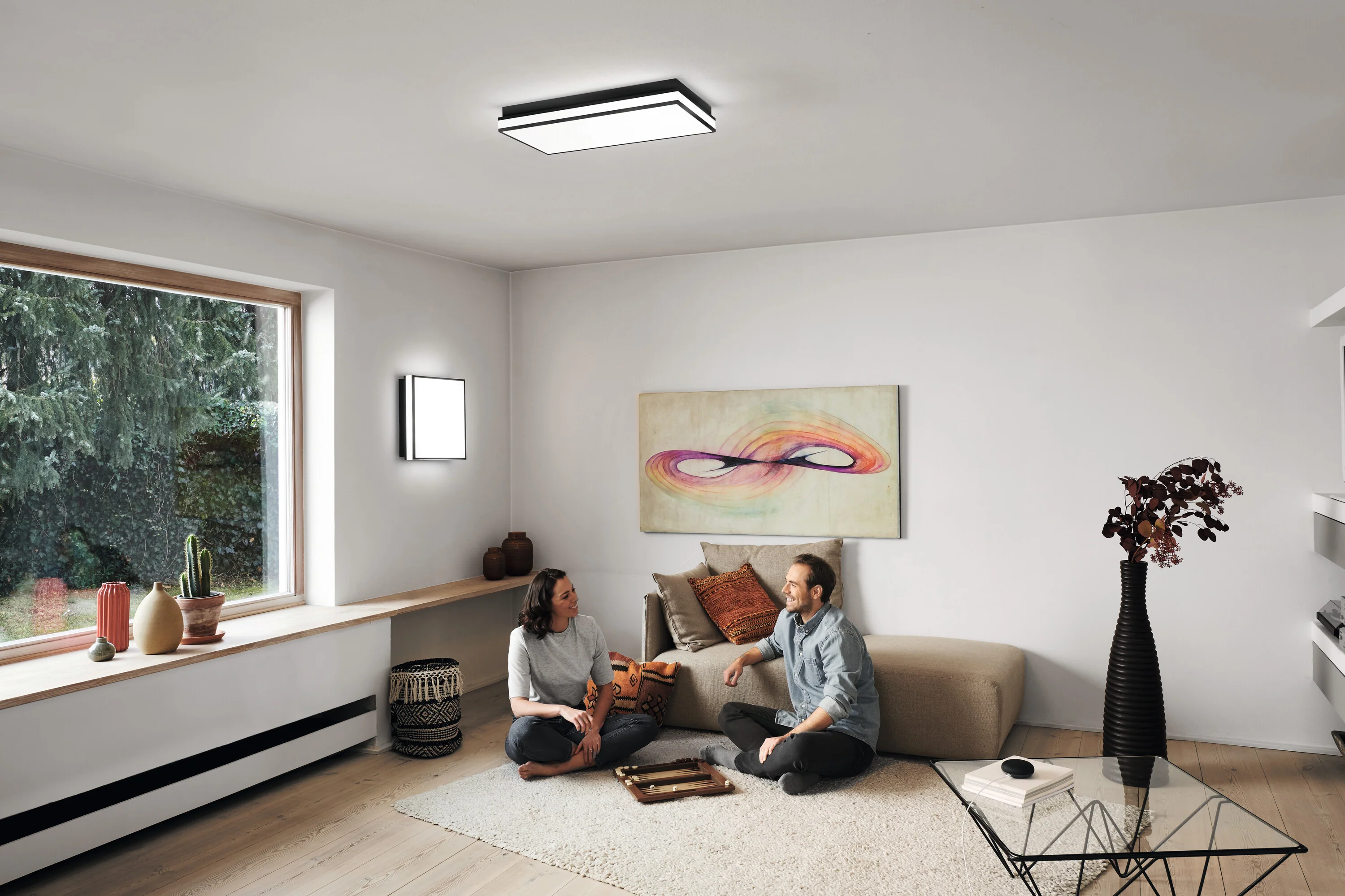Lampa LED OSRAM SMART+ MATTER Magnet czarny 600x300mm Tunable biały - Image 4