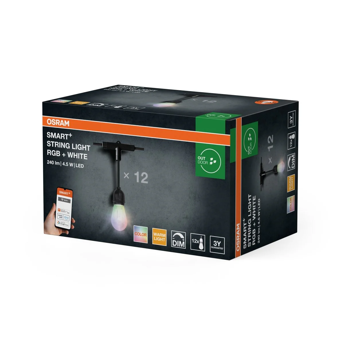 Lampa LED OSRAM SMART+ String Light RGB + W - Image 2
