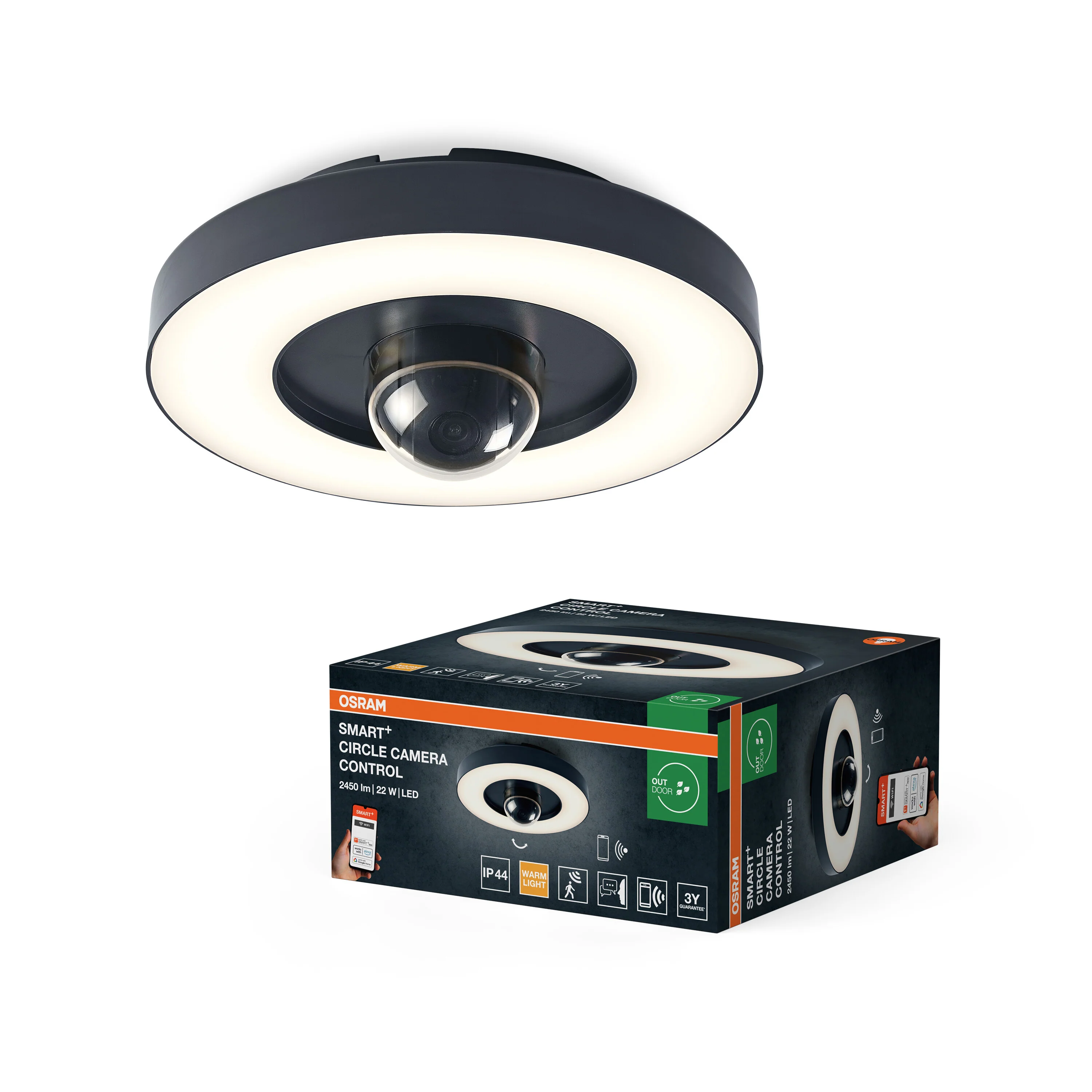 Lampa LED OSRAM SMART+ Wifi Circle Camera Control - Image 5