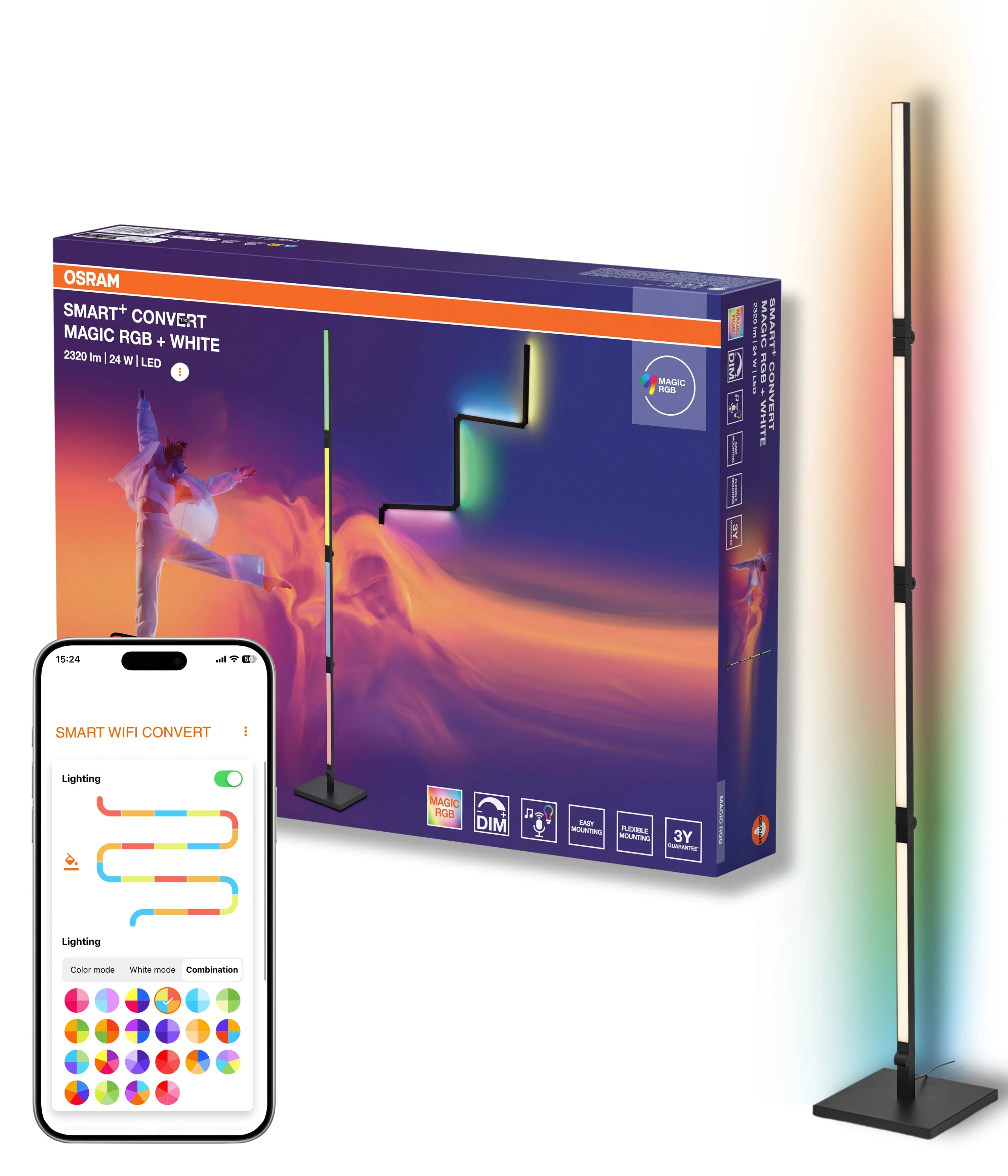 Lampa LED OSRAM Smart+ Wifi Convert Magic RGBW - Image 5