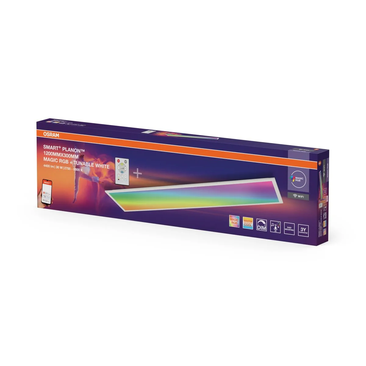 Lampa LED OSRAM Smart+ Wifi Planon Magic 1200x300mm - Image 2
