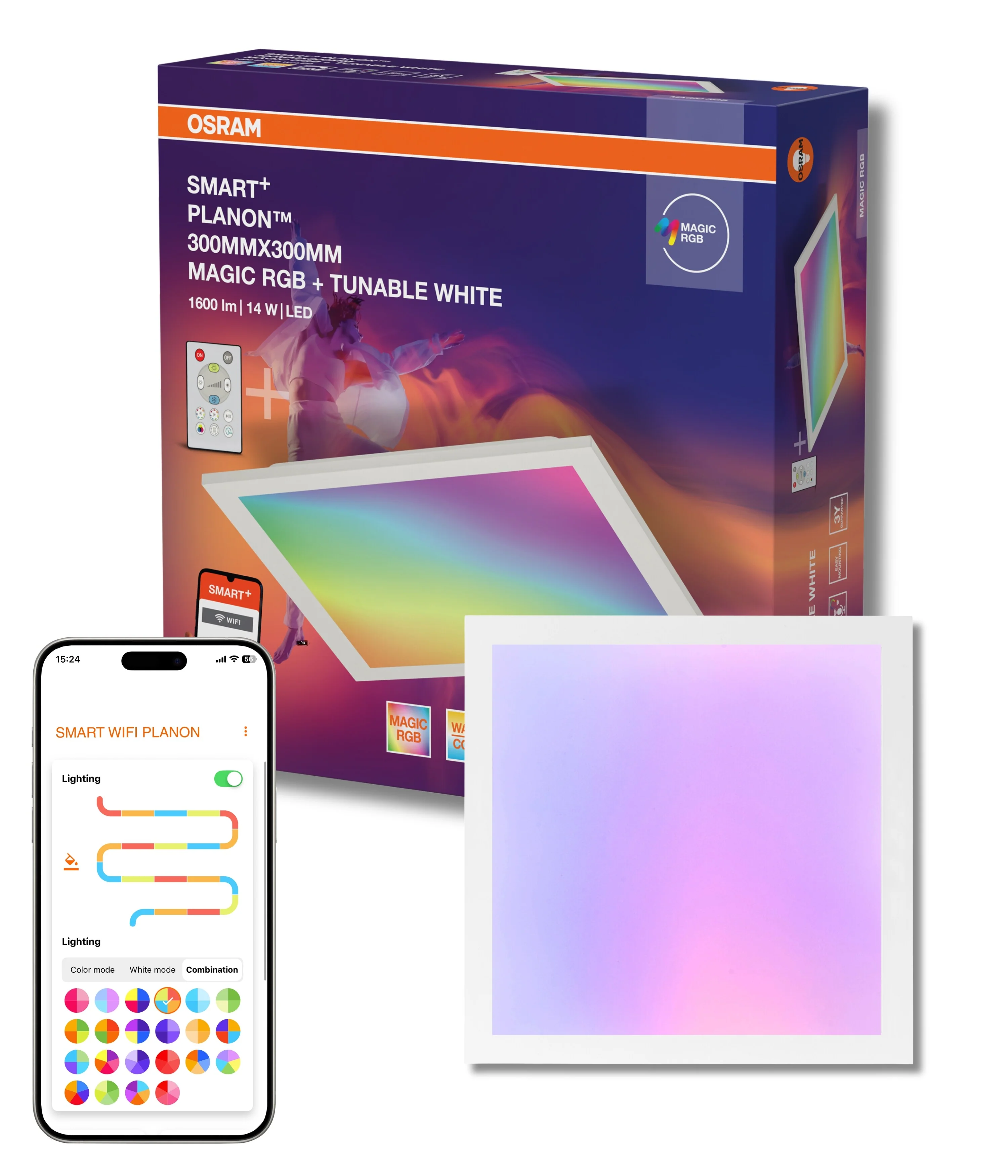 Lampa LED OSRAM Smart+ Wifi Planon Magic 300x300mm - Image 5