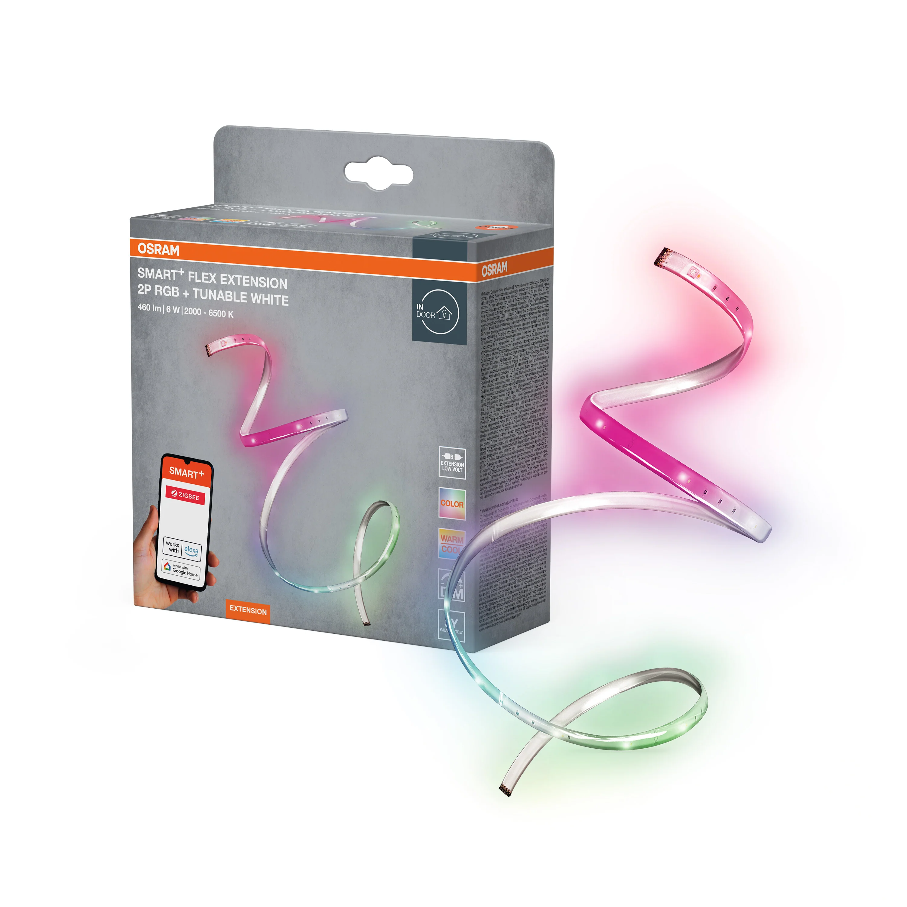 Lampa LED OSRAM Smart+ ZB Flex RGBW 2P Extension - Image 4