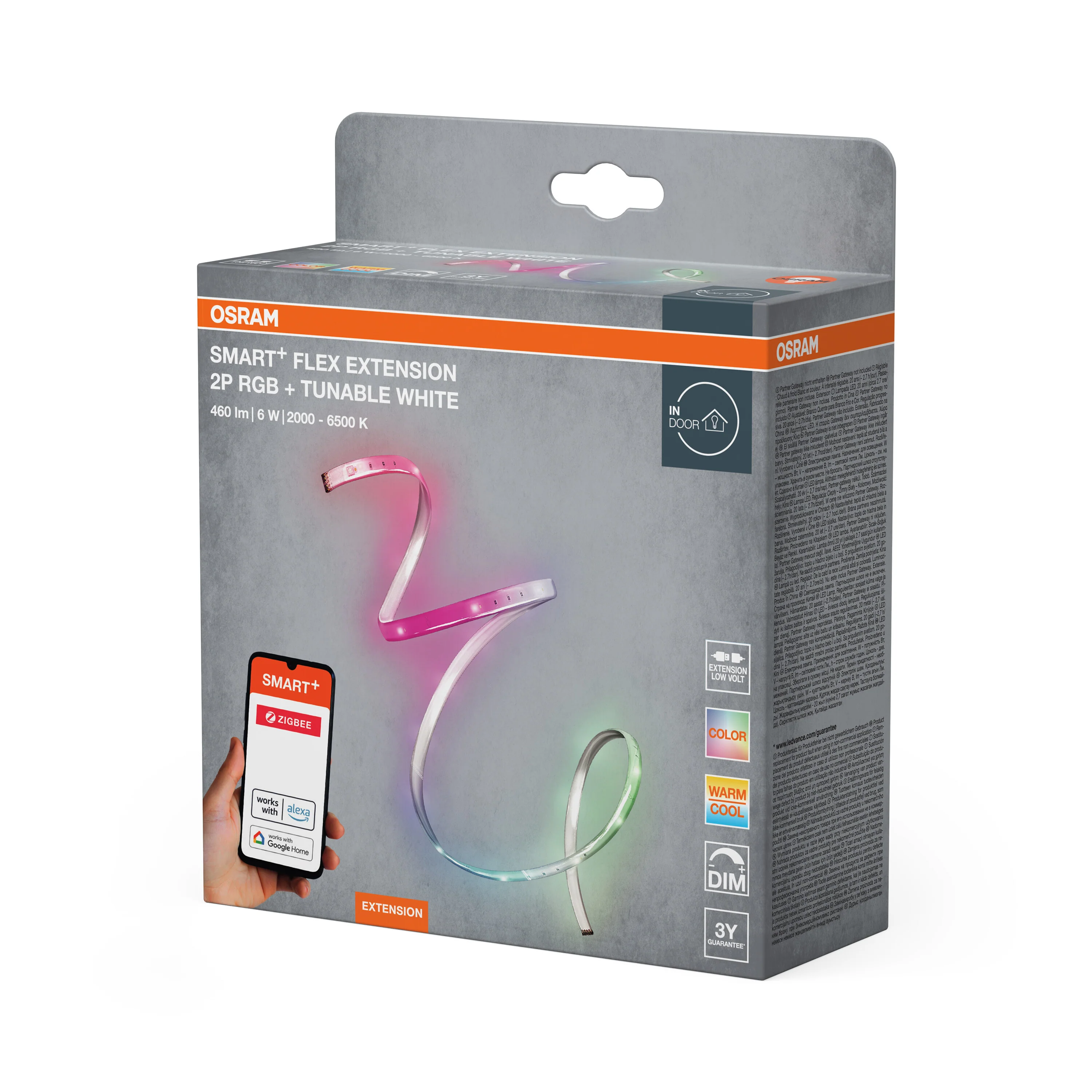 Lampa LED OSRAM Smart+ ZB Flex RGBW 2P Extension - Image 5
