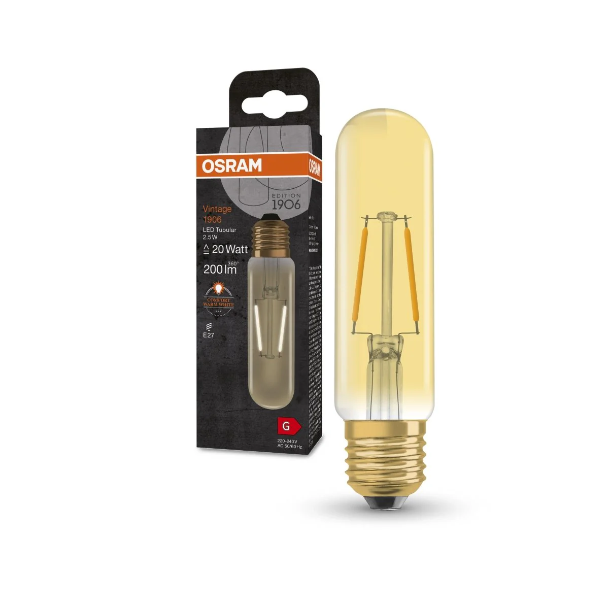 Lampa LED Vintage spec. krztałt żarówki E27 2,5W 2000K - Image 4