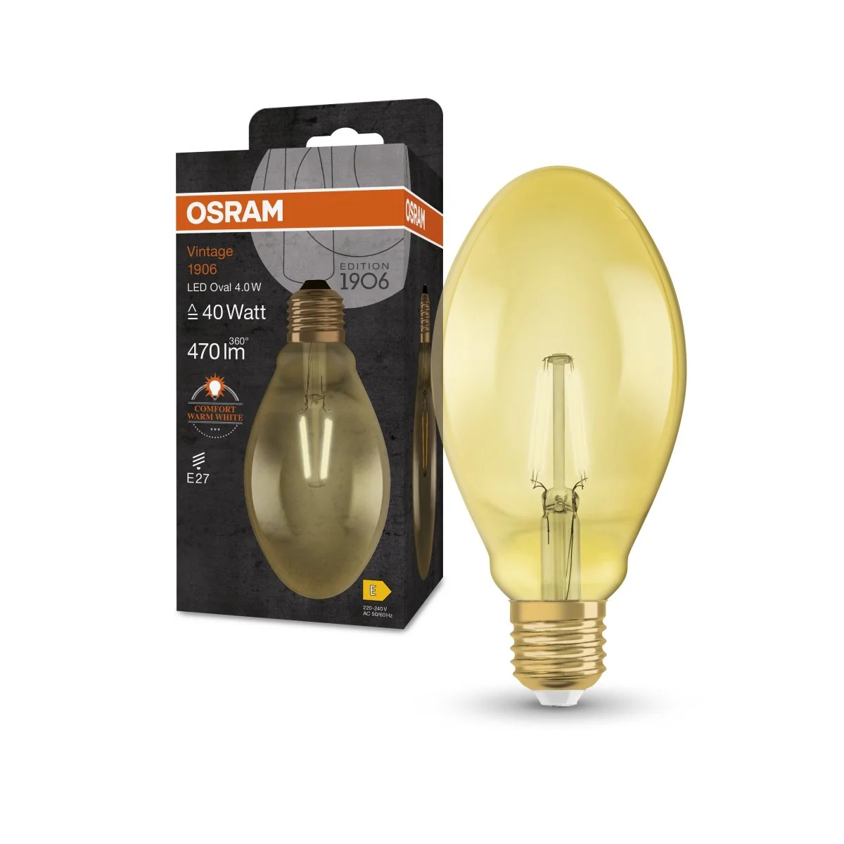 Lampa LED Vintage spec. krztałt żarówki E27 4W 2400K 470lm - Image 4
