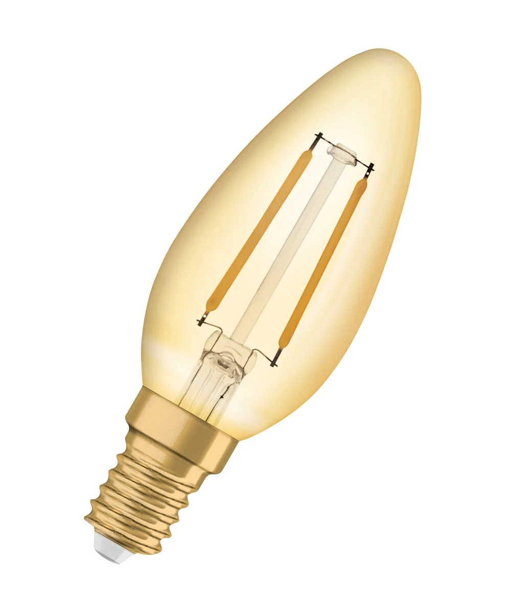 Lampa LED Vintage Świecowa E14 1,5W 2400K Subtelna - Image 6