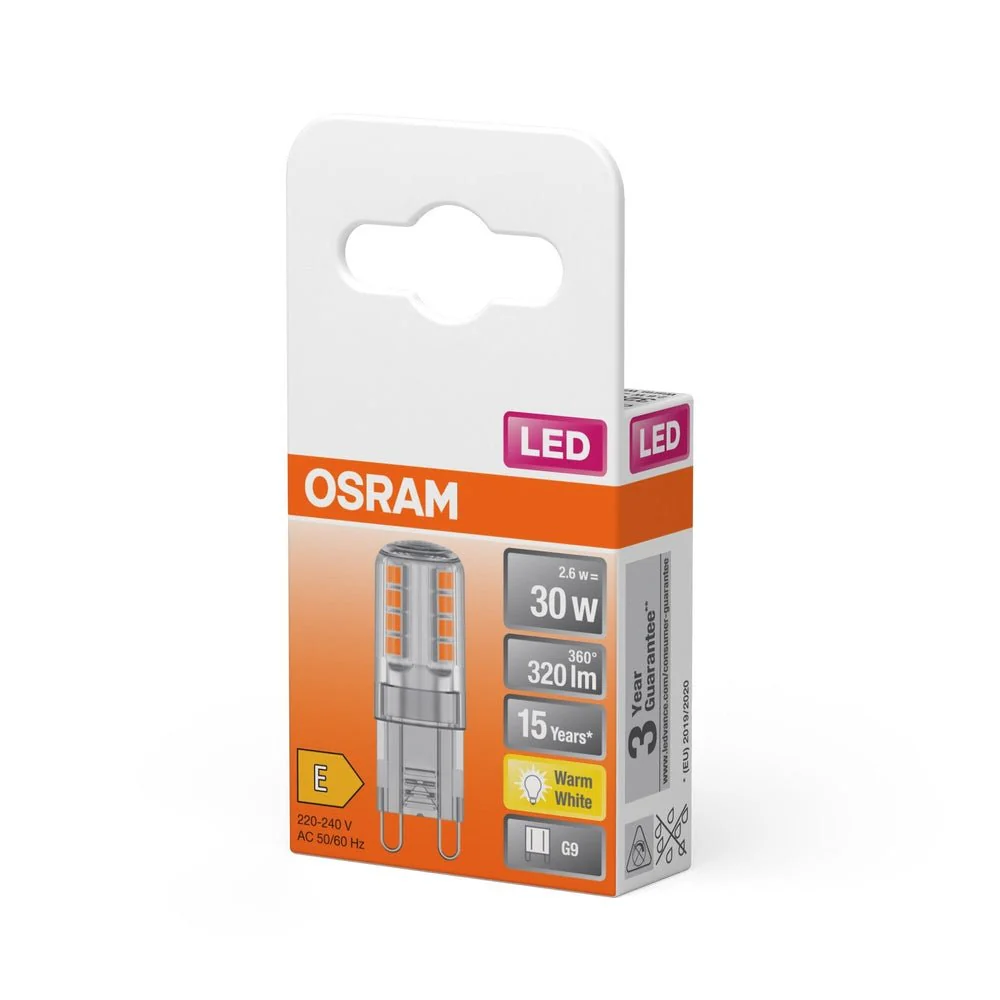 Lampa LED z trzonkiem G9 G9 2,6 W 2700 K 320lm - Image 3