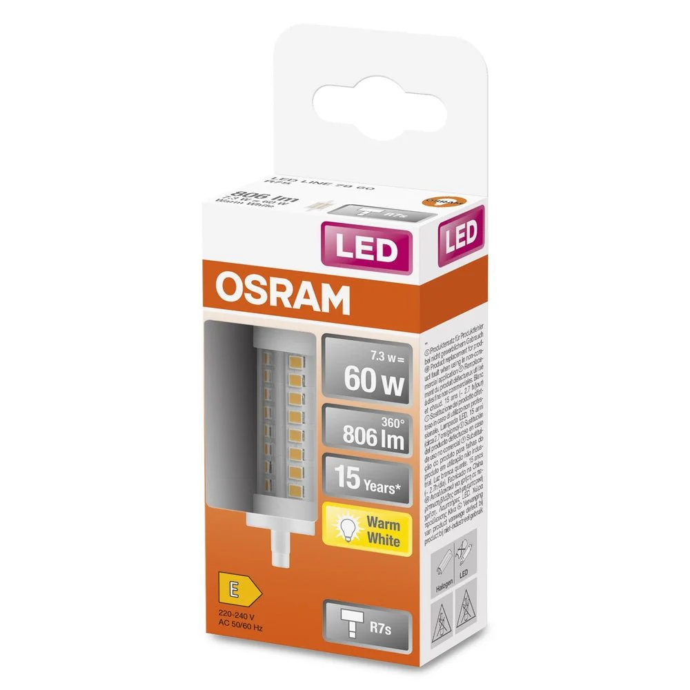 Lampa LED z trzonkiem R7s R7s 7,3 W 2700 K 806lm - Image 3