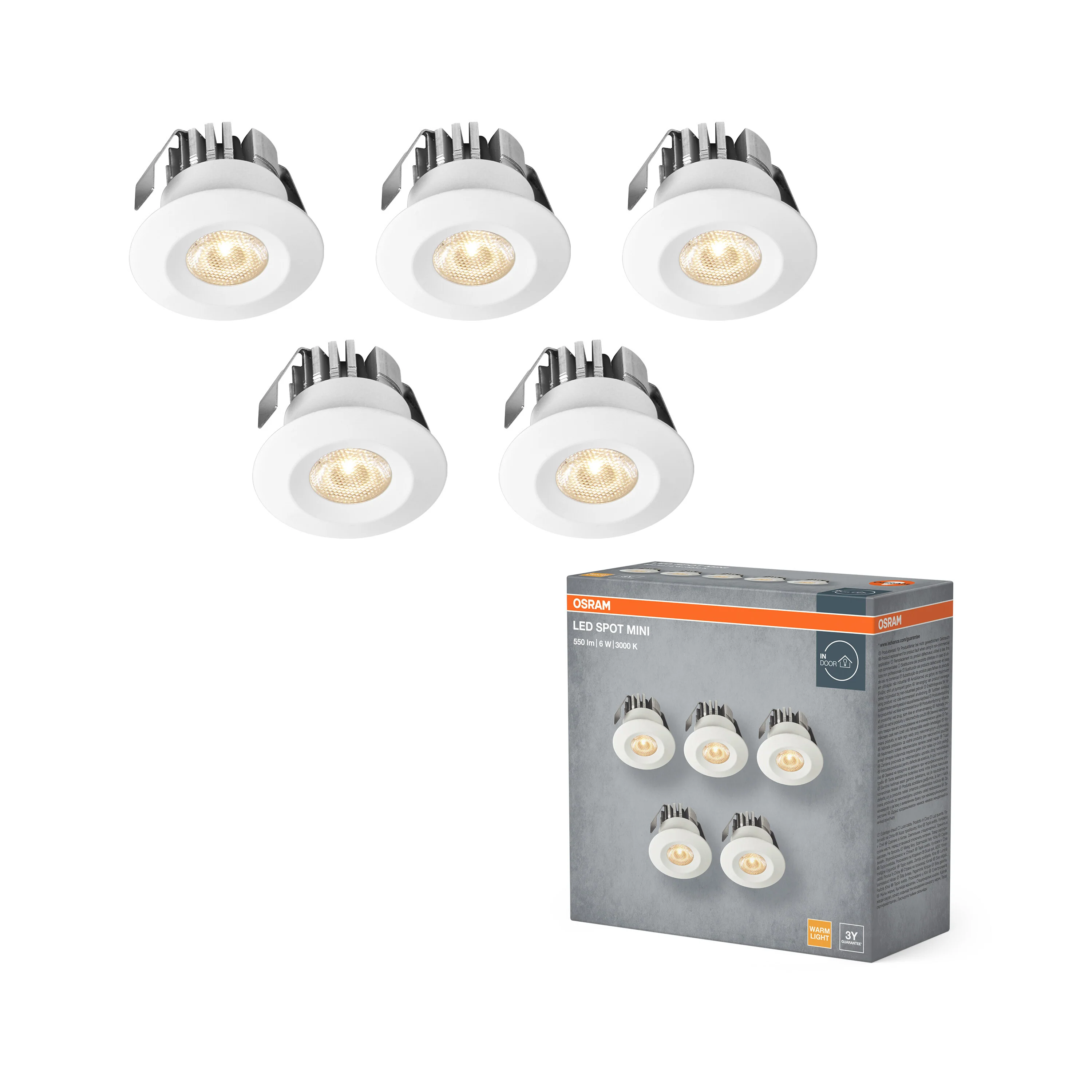 Lampa punktowa LED OSRAM LED Mini Spot Set 6W 830 120° biały - Image 5