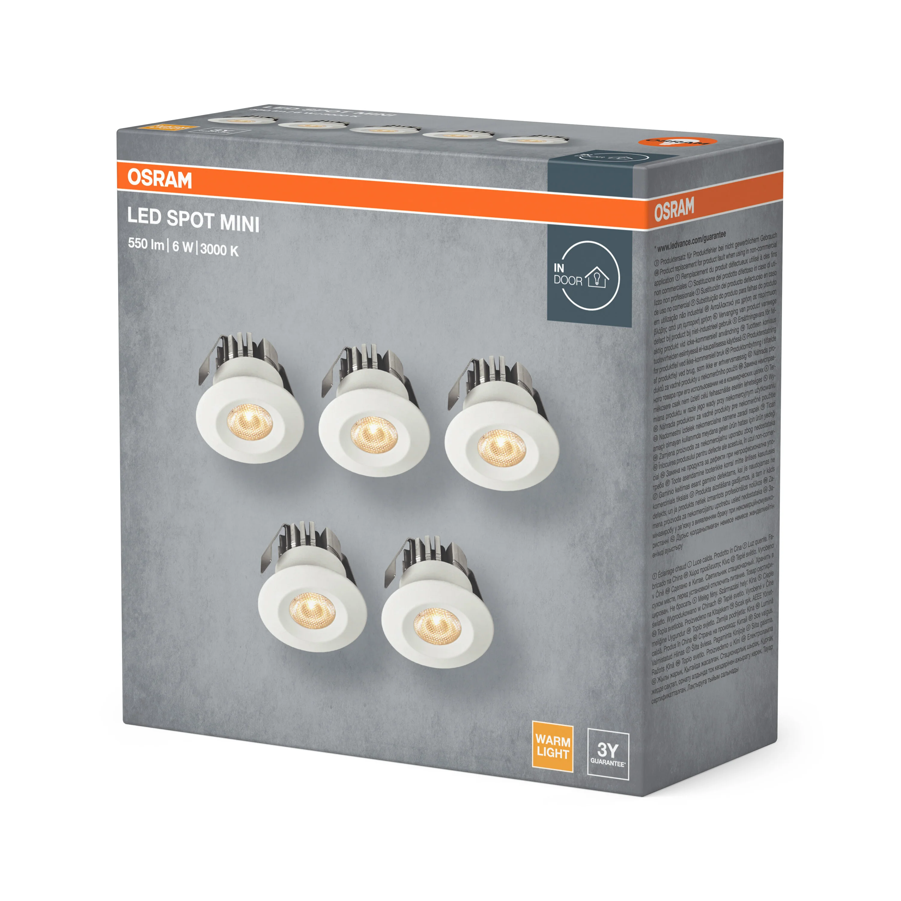 Lampa punktowa LED OSRAM LED Mini Spot Set 6W 830 120° biały - Image 6