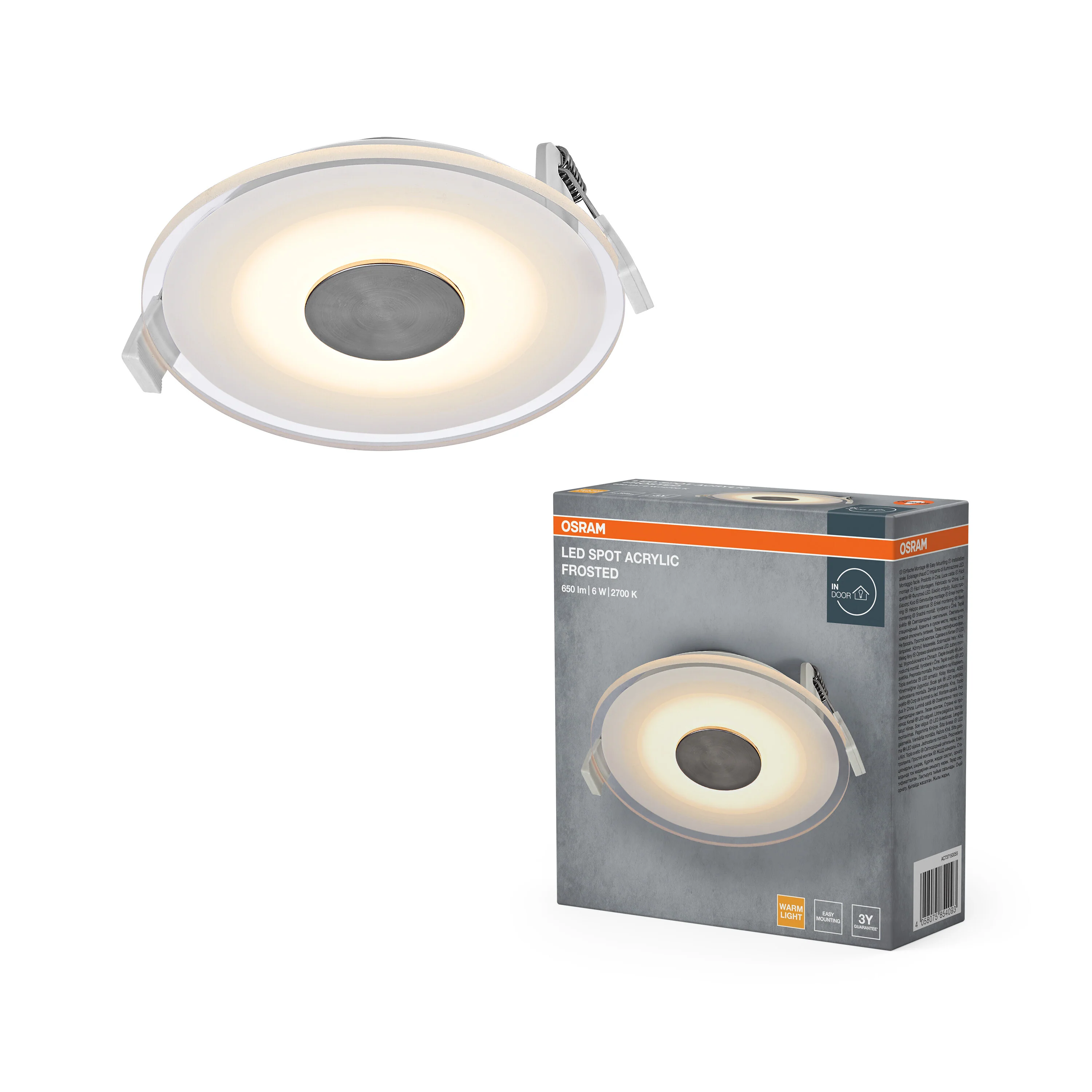 Lampa punktowa LED OSRAM LED Spot Acrylic Frosted 6W 827 biały - Image 5
