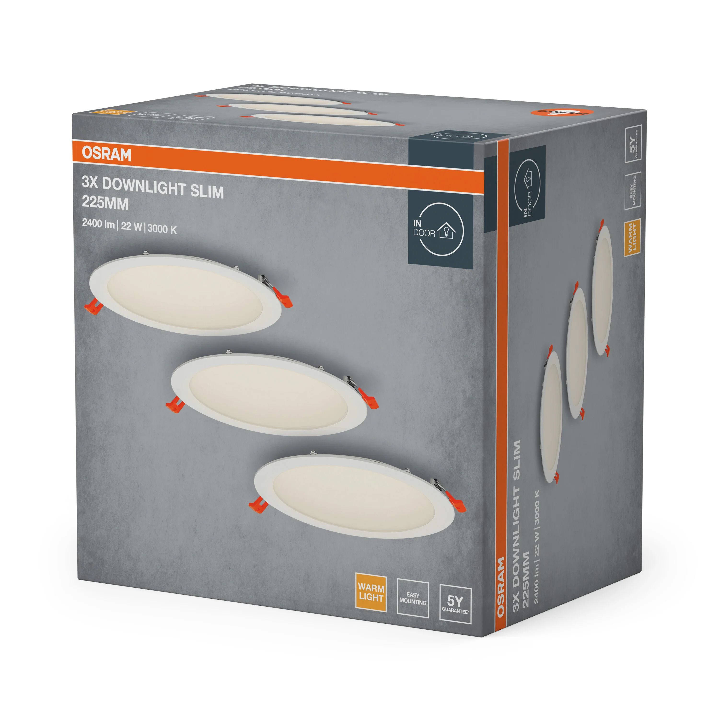 Lampa punktowa LED OSRAM LED spot and downlight recess slim 225mm 22W 830 biały - Image 6