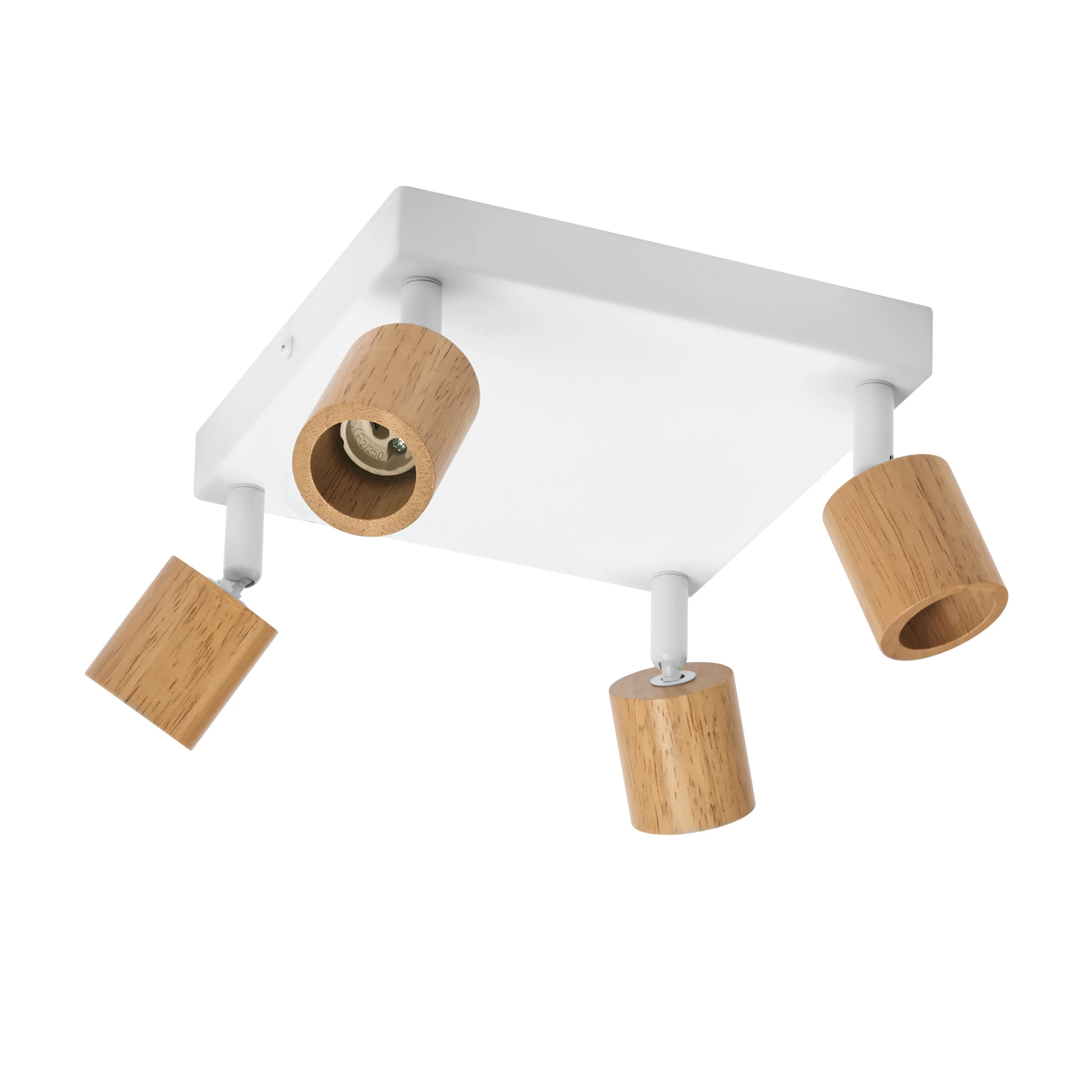 Lampa punktowa LED OSRAM LED Spot Brick 4xGU10 Plate biały and Wood - Image 7
