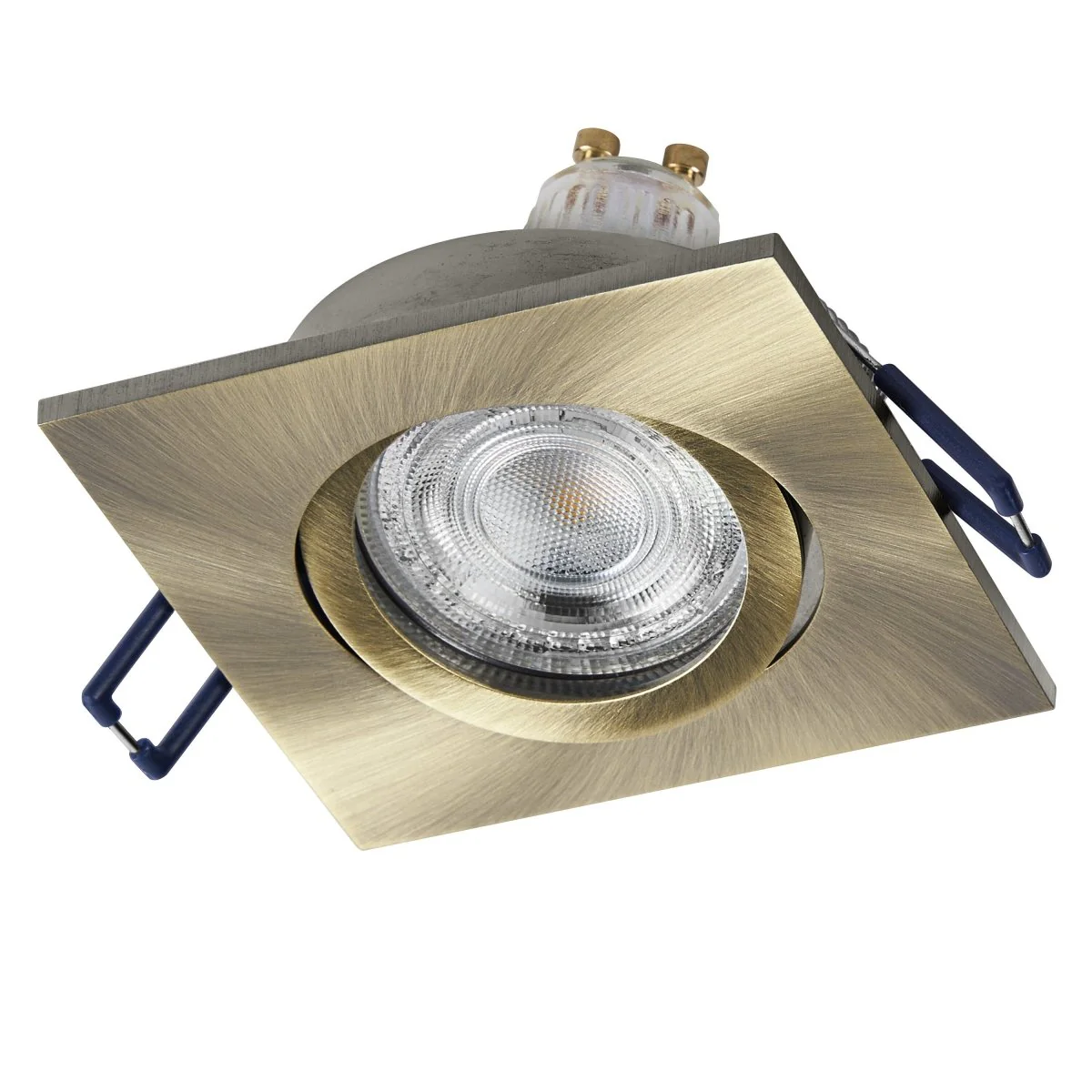 Lampa punktowa LED OSRAM Spot Set Recess GU10 Adjustable Square Click 4.5W 827 Green Brass - Image 3