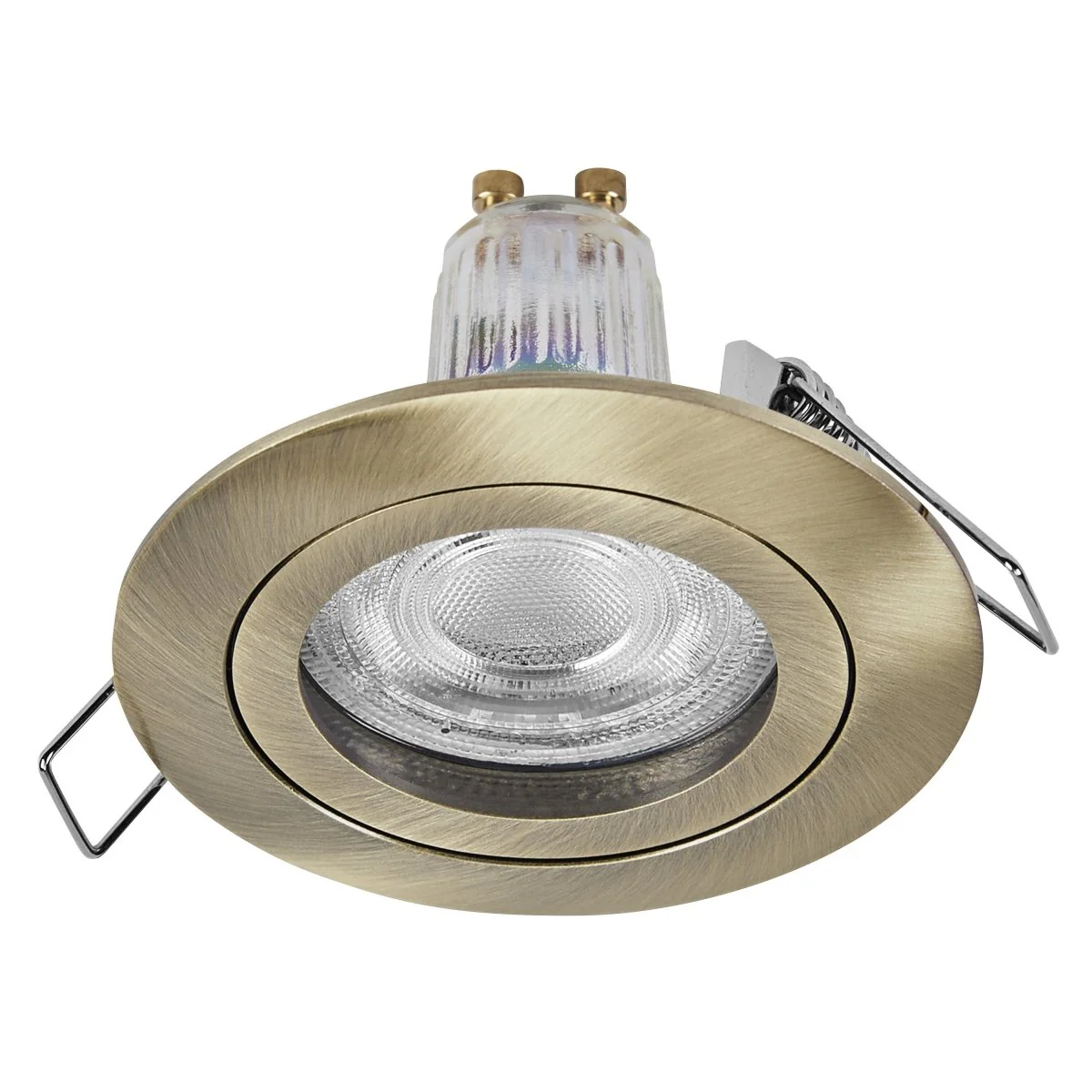 Lampa punktowa LED OSRAM Spot Set Recess GU10 Click 4.5W 827 Green Brass - Image 3