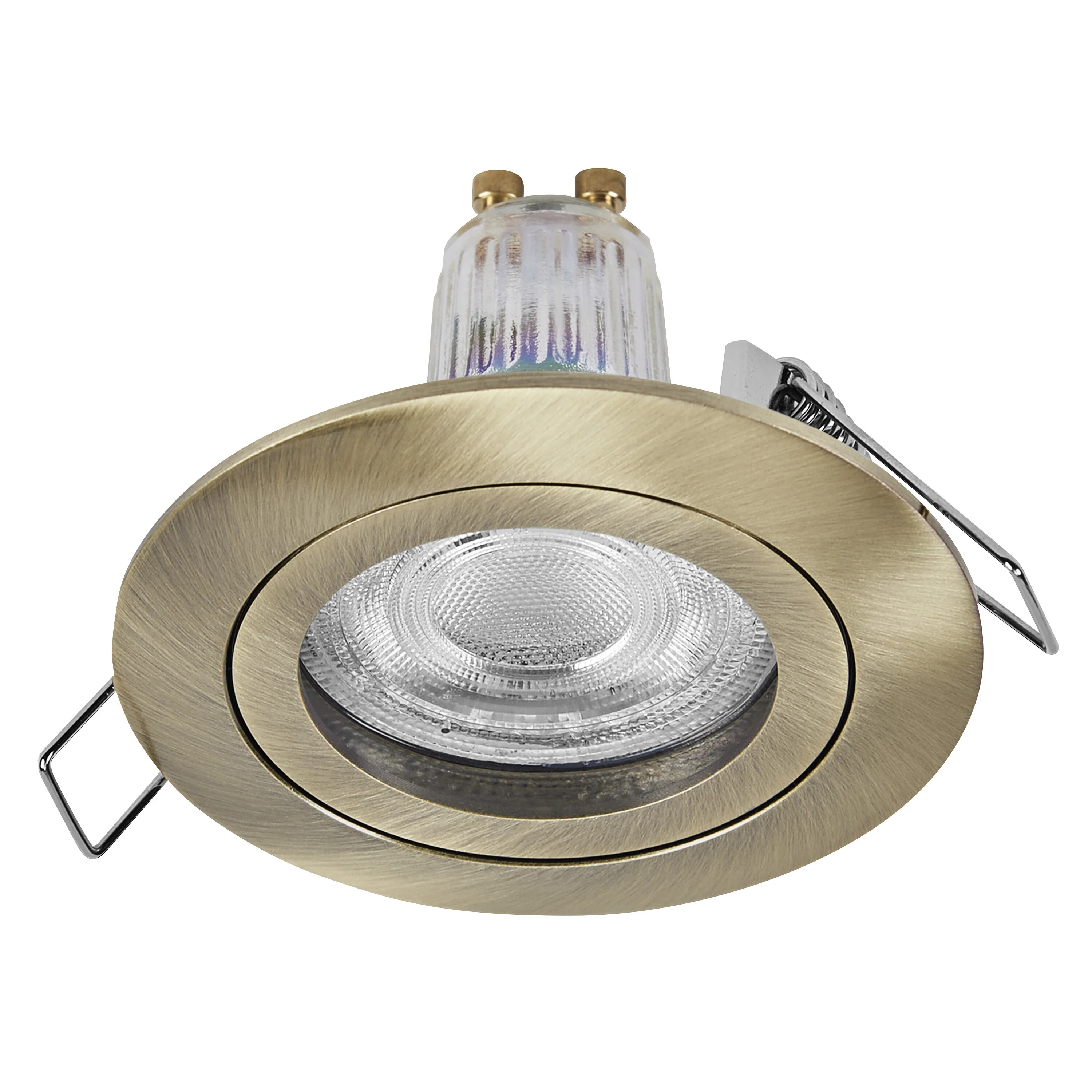 Lampa punktowa LED OSRAM Spot Set Recess GU10 Click 4.5W 827 Green Brass - Image 7