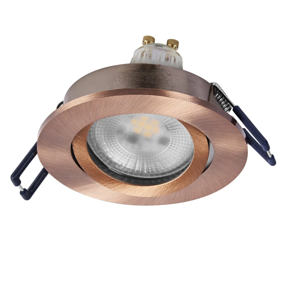 Lampa punktowa LED OSRAM Spot Set Recess GU10 Dim Adjustable Click 6W 827 Red Brass - Image 3