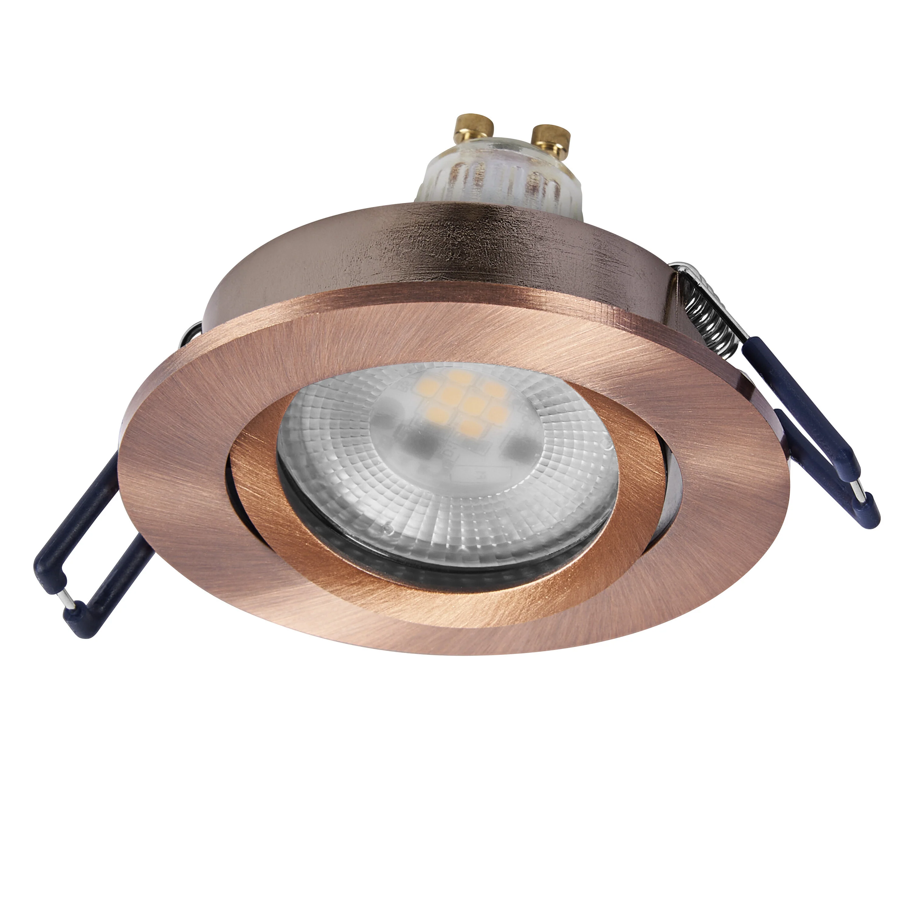 Lampa punktowa LED OSRAM Spot Set Recess GU10 Dim Adjustable Click 6W 827 Red Brass - Image 7