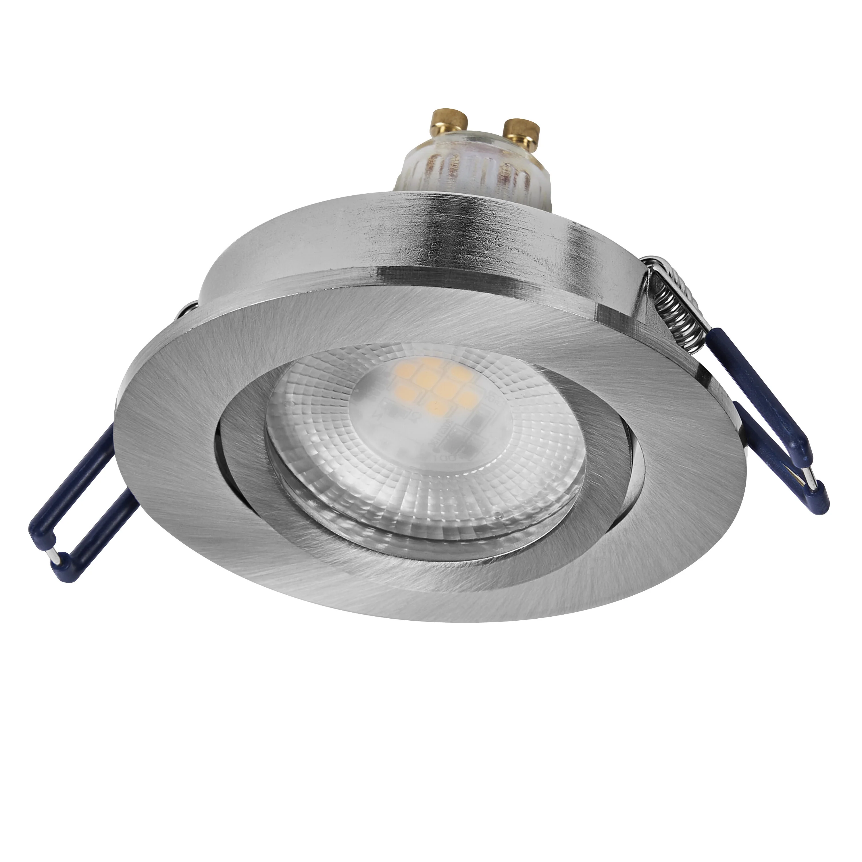 Lampa punktowa LED OSRAM Spot Set Recess GU10 Dim Adjustable Click 6W 827 Satin Nickel - Image 7