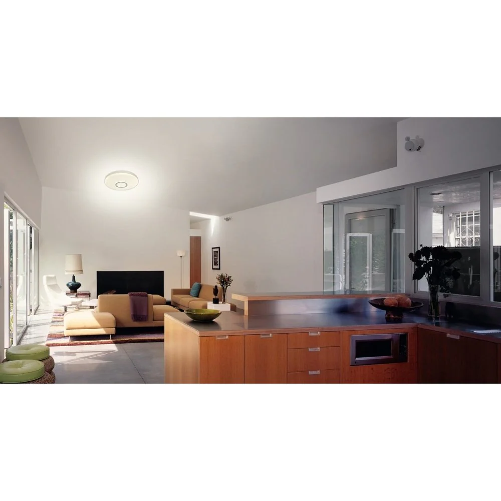 Lampa sufitowa LED ORBIS SPARKLEDOT 32W okrągła, z czujnikiem ruchu, sterowanie włącznikiem, barwa ciepła, 440x440 mm - Image 6
