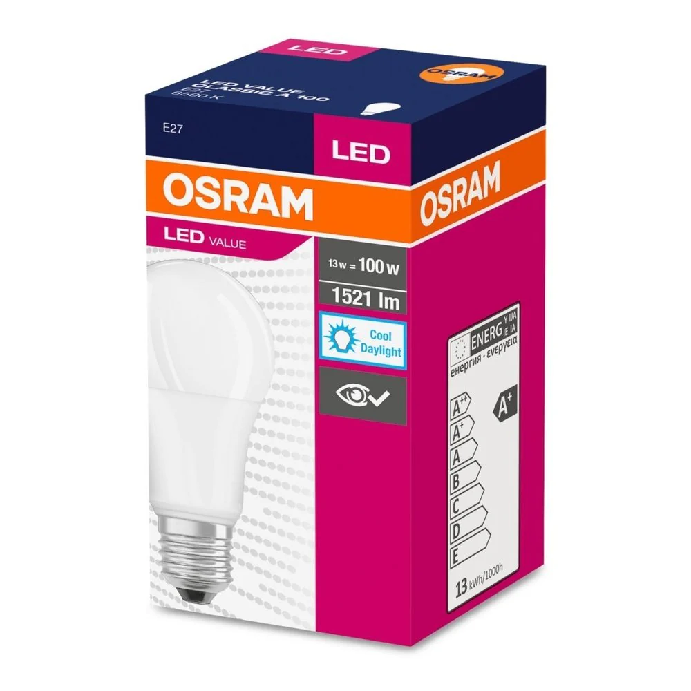 Żarówka LED E27 13W CLASSIC 1 szt. matowa, barwa zimna - Image 3