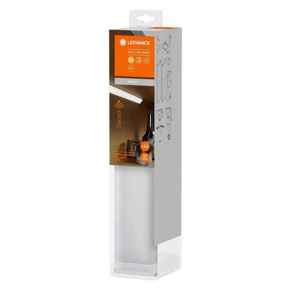 Lampa podszafkowa LED CABINET LED CORNER TWO LIGHT 35 cm, barwa ciepła - Image 3
