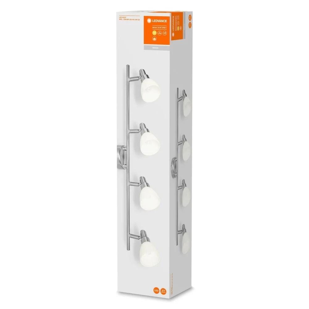 Lampa sufitowa LED SPOT G9 4x1.9W, punktowa, barwa ciepła - Image 3