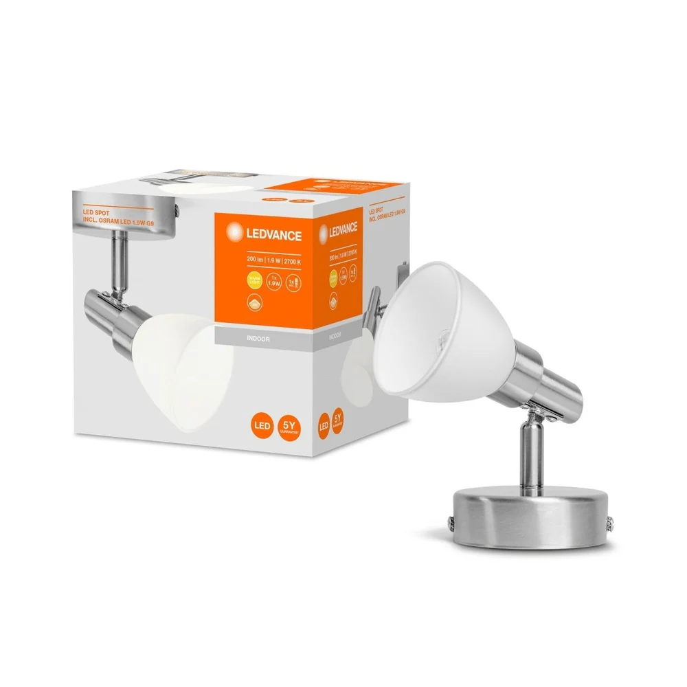 Lampa sufitowa LED SPOT G9 1.9W, punktowa, barwa ciepła - Image 4