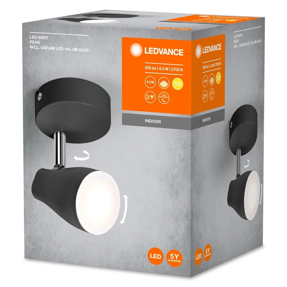 Oprawa LED GU10 4,30W Reflektory Elastyczne Sufitowe - Image 3