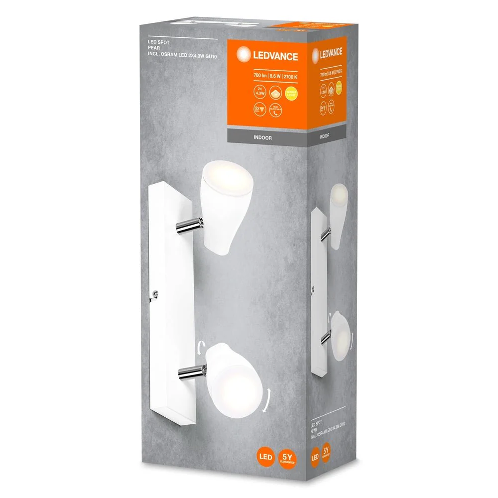 Oprawa LED GU10 8,60W Elastyczne Reflektory Sufitowe - Image 3