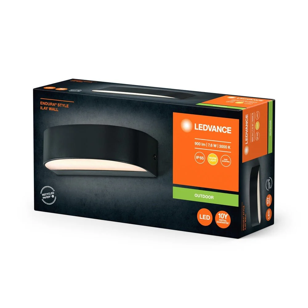 Oprawa LED Ścienna z ciemnoszarą obudową zewnętrzna 7,60W - Image 3