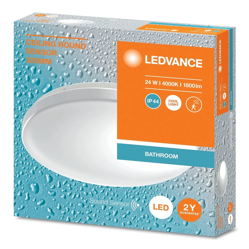 Oprawa LED sufitowa IP44 czujnik obecności 24W 4000K 1800lm - Image 2