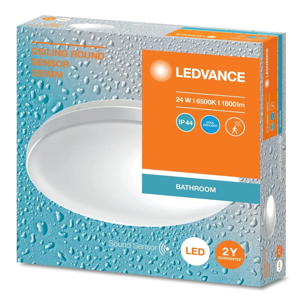 Oprawa LED sufitowa IP44 czujnik obecności 24W 6500K 1800lm - Image 2