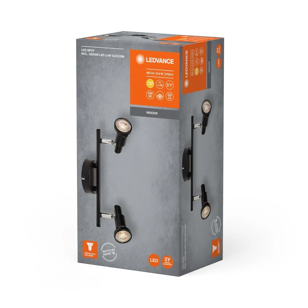 Oprawa LED sufitowa ściemnialne reflektory GU10 6,80W - Image 3