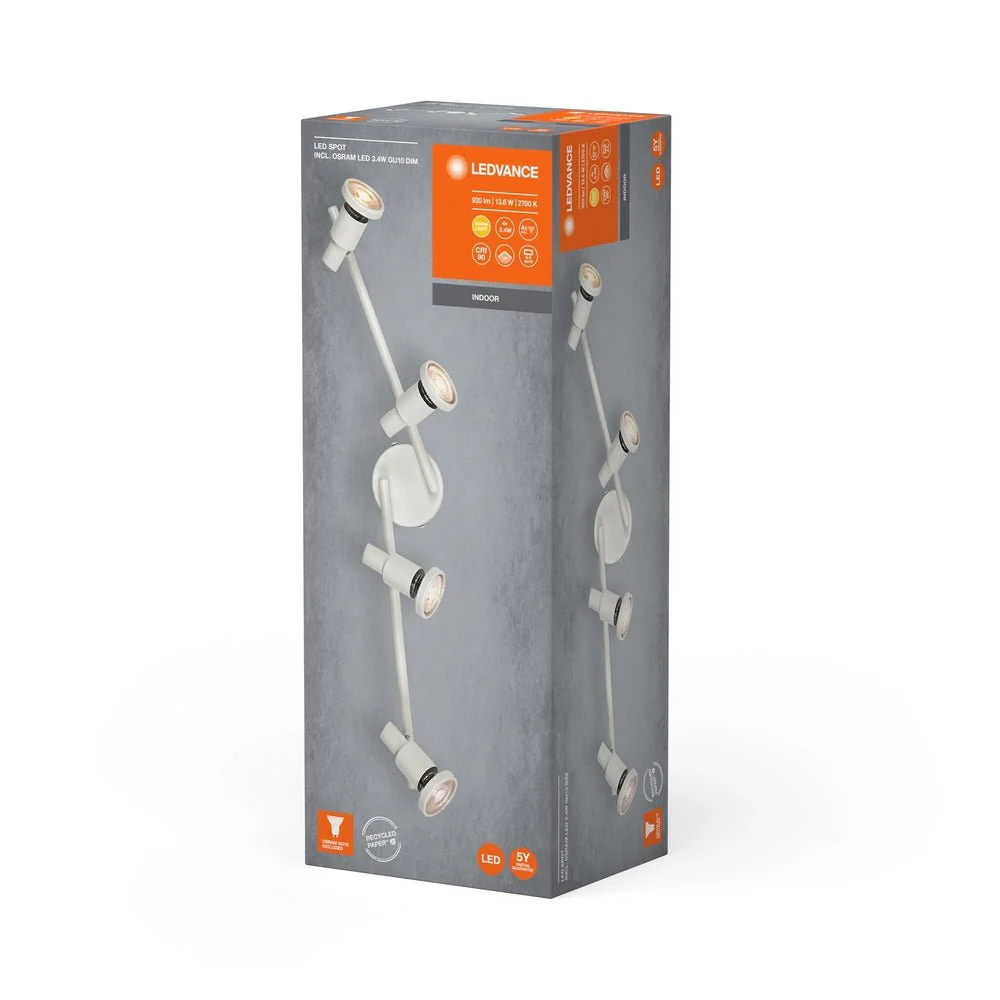 Oprawa LED sufitowa z regulowanymi reflektorami 13,60W 2700K - Image 3